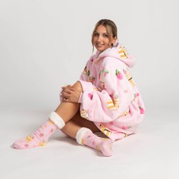 Vitapur - Hoodie blanket + socks - Cupcake