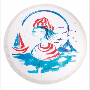 Anemoss Sailor Girl ronde strandlaken