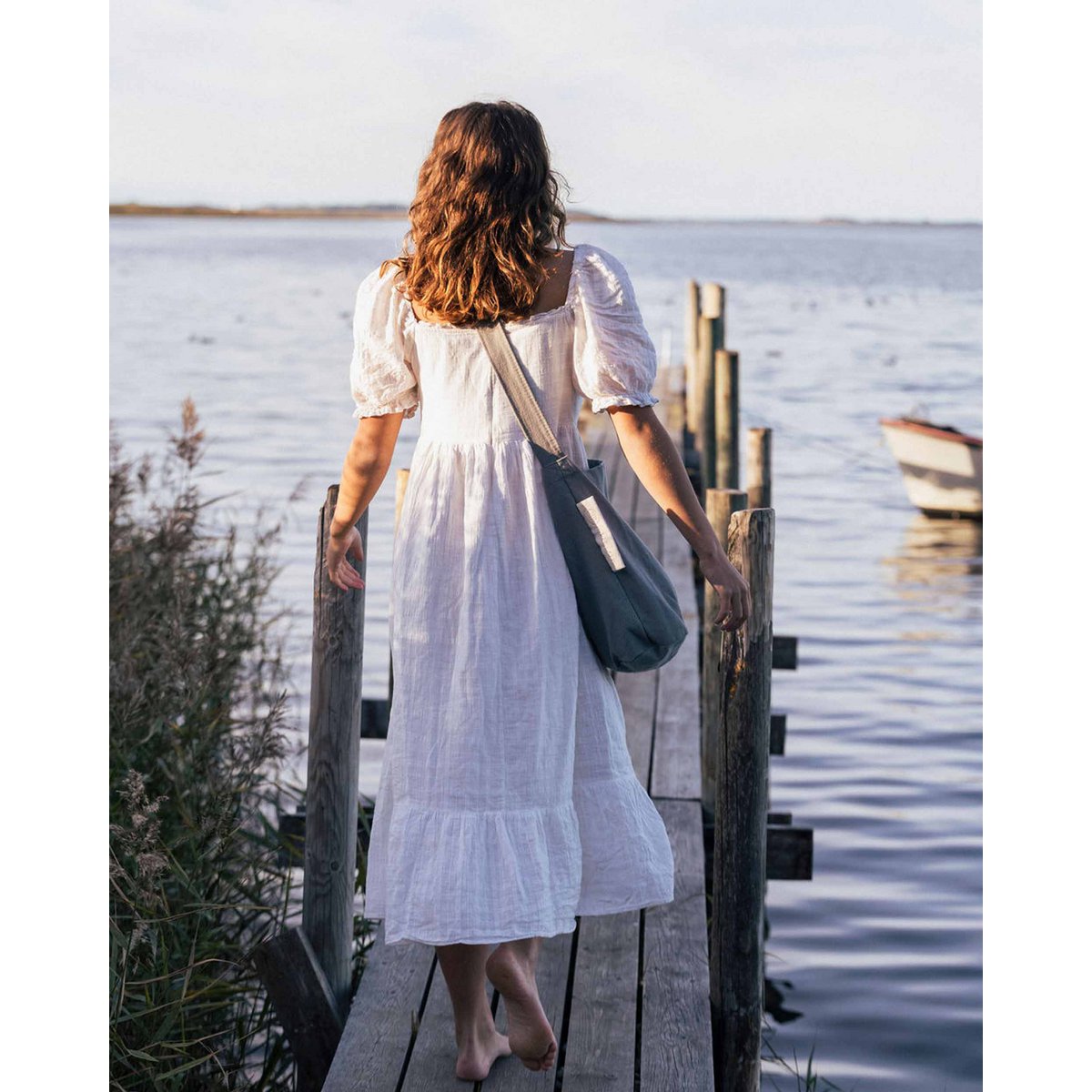 Mira Canvas Tas - Ultiem Grijs 100% biologisch katoen