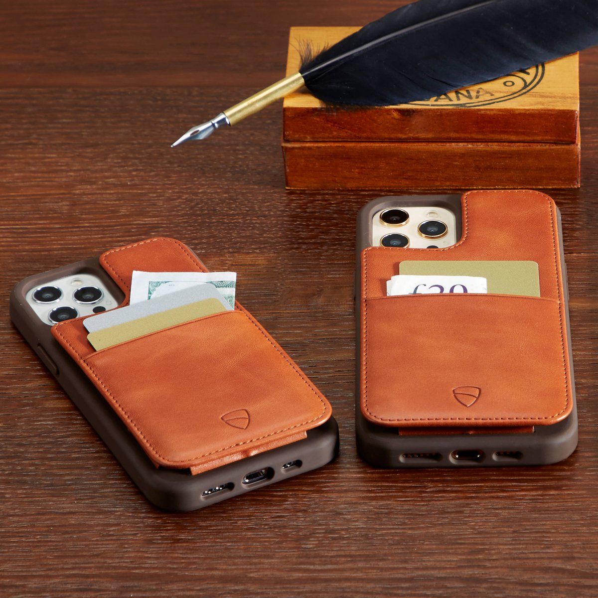 Funda tipo billetera ETON para iPhone 15 Pro