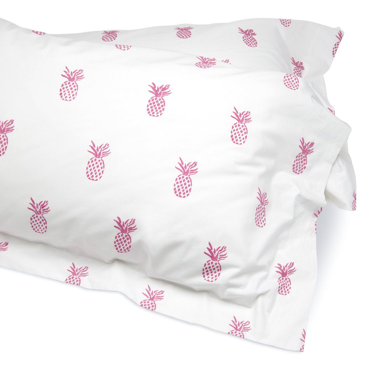 Ananas Bettbezüge und Kissenset Hot Pink