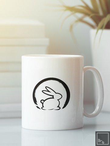 Kaffeebecher circle bunny