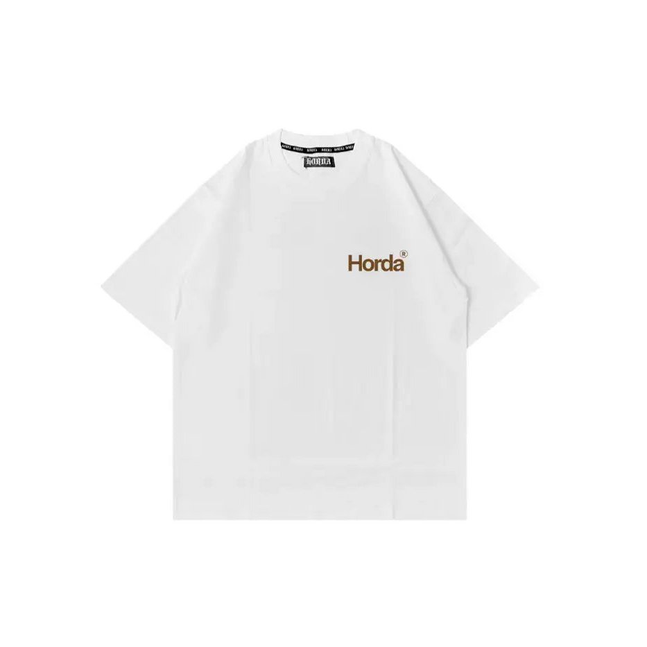 T-Shirt Bianca Rest Boxy Fit 100% Cotone | Horda Brand