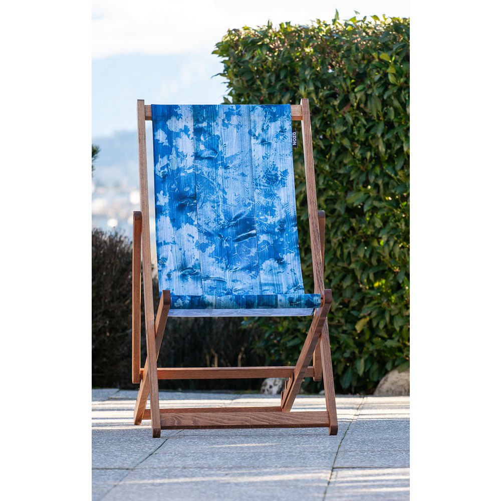 Transat chilienne - bois massif - toile amovible – Design by Gilles Giacomotti