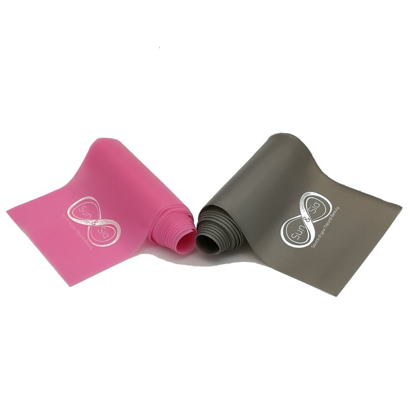 Set of 2 Elastic Bands - Quality Pilates Bands - 2 Resistances: Medium and Extra Strong - All Types of Exercises