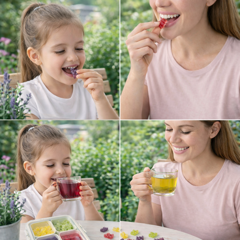 Tea-Bears® Red Fruit Jelly (ribs-kirsebær)