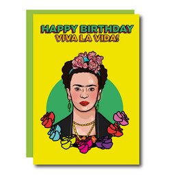 Frida Kahlo fødselsdagskort
