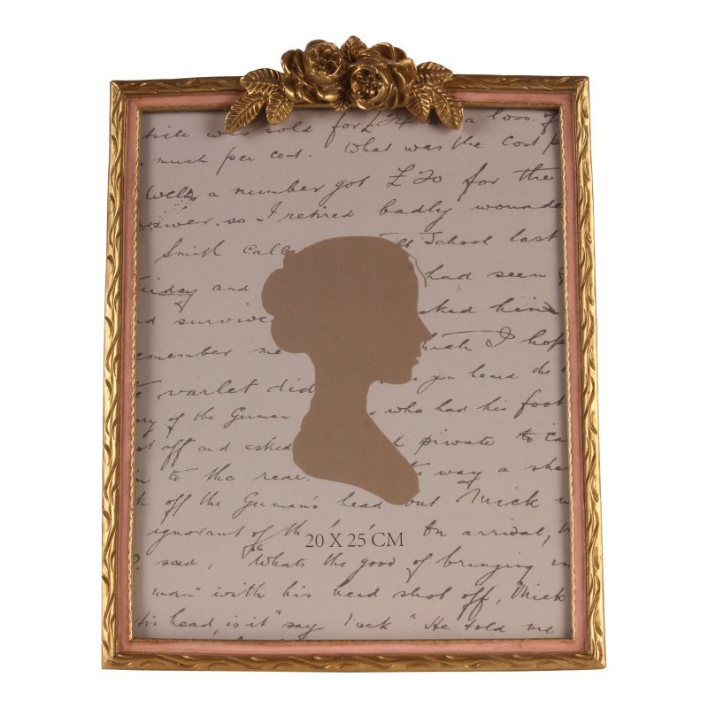 Fotolijst 20x25cm - Roze - Hars
