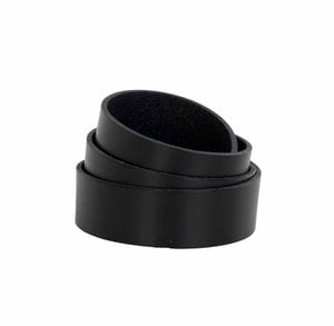 Forno Lederriemen – Schwarz, Leder, 120 x 2,5 x 0,5 cm – 2er-Set