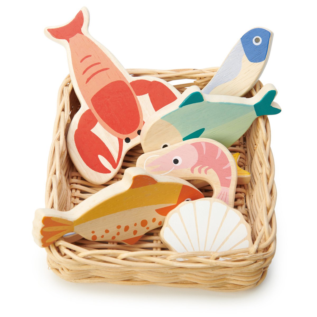 Basket With Seafood
