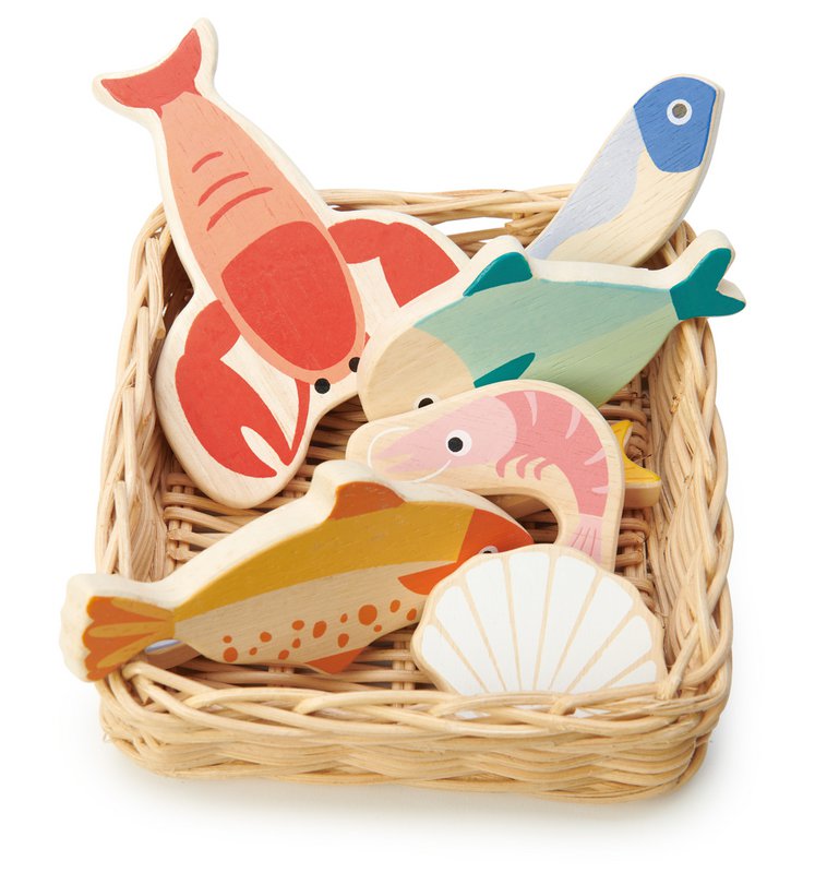 Basket With Seafood