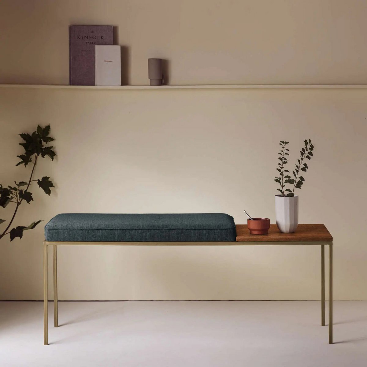 Felsengrau Gold Buchenholz, Nussbaum Beizung
