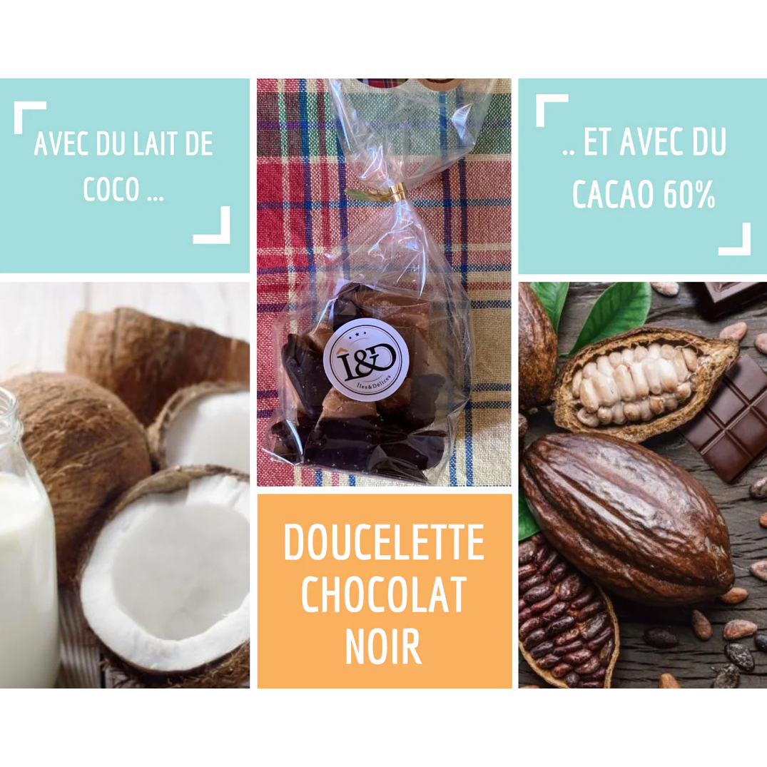 Doucelette kokos half pure chocolade