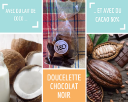 Doucelette coconut half dark chocolate