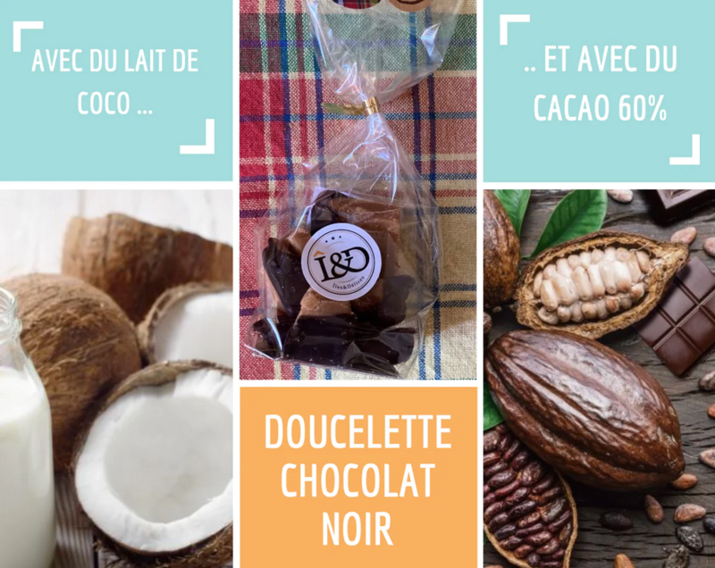 Doucelette coconut half dark chocolate