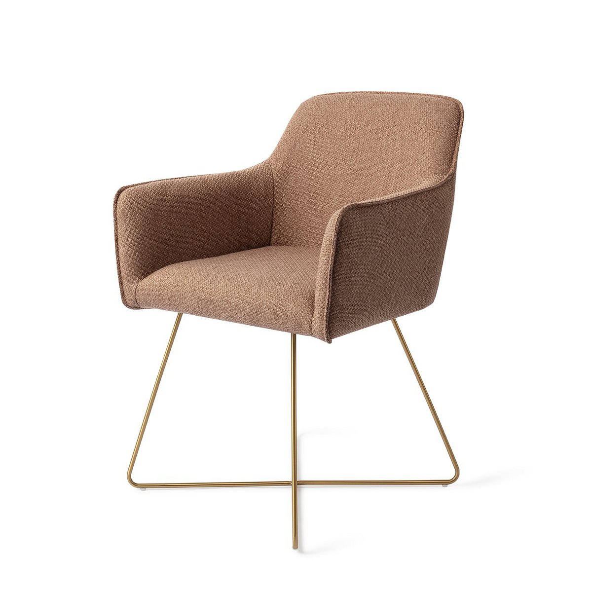 Jesper Home Hofu Dining Chair Cross Gold
