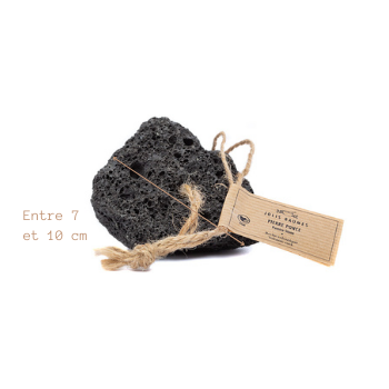 Pumice stone in volcanic rock