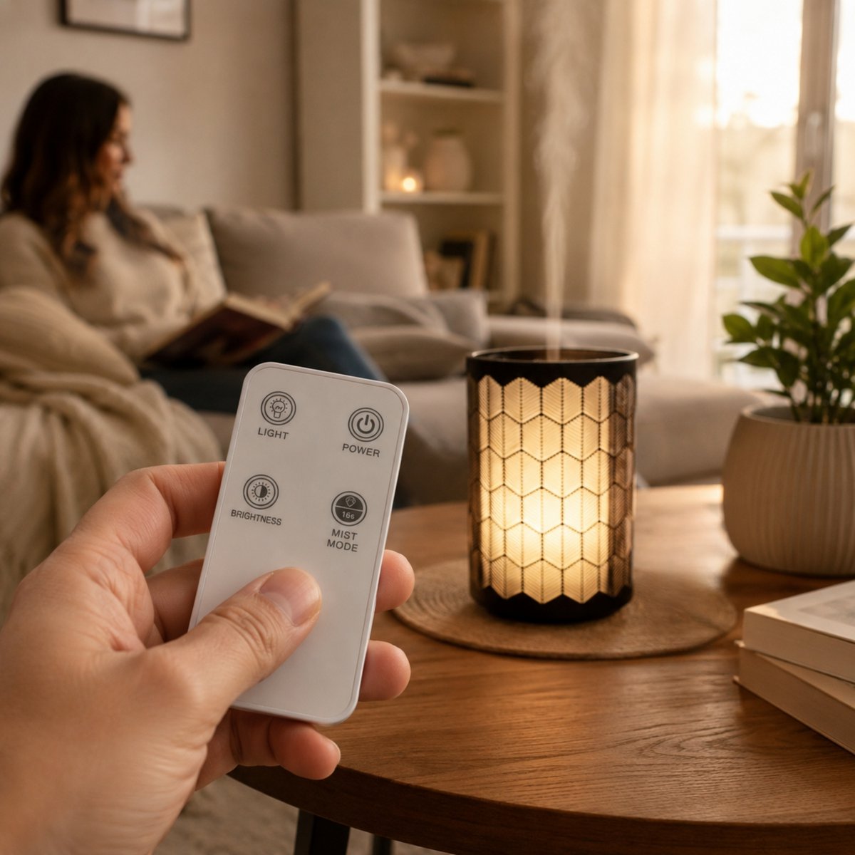 Ultrasonic Diffuser - Verona – Multifunction Diffusion with Remote Control – Metal and Glass – Scented Scents – Decorative Object