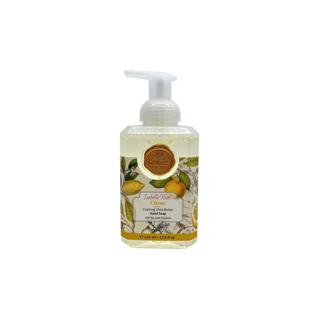 Schäumende Sheabutterseife Citrus 520 ml Isabelle Rose