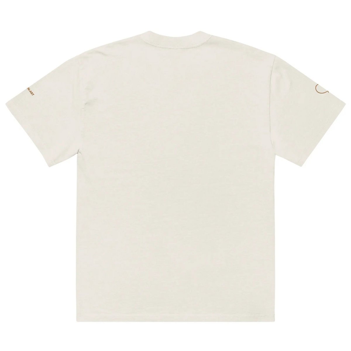 Boldly You Oversized falmet t-shirt med gammelt guldbroderi