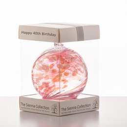 Ballon de l'Amitié 10cm - Joyeux 40ème Anniversaire