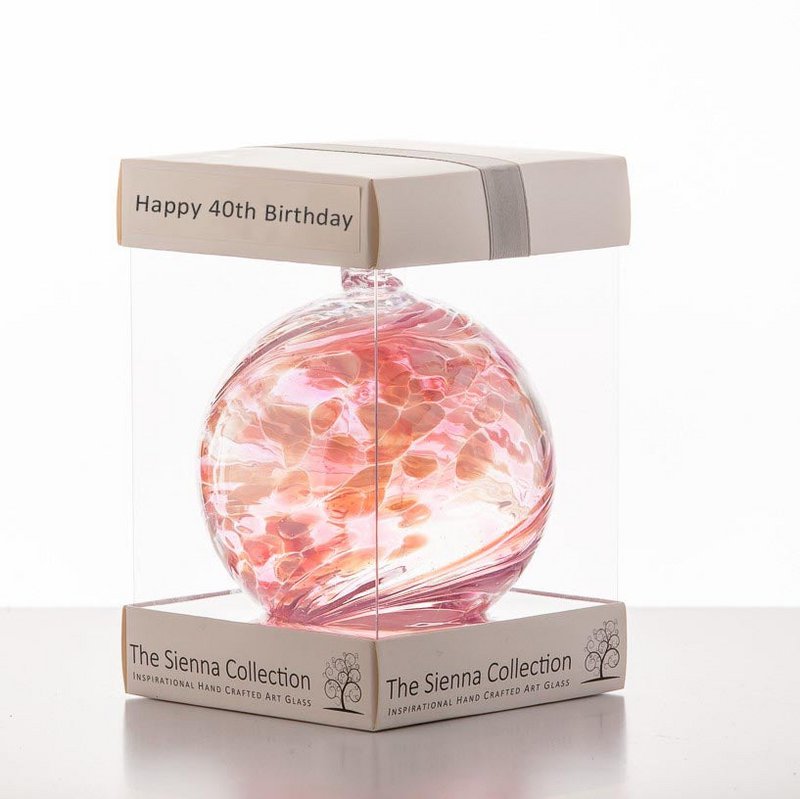 Ballon de l'Amitié 10cm - Joyeux 40ème Anniversaire