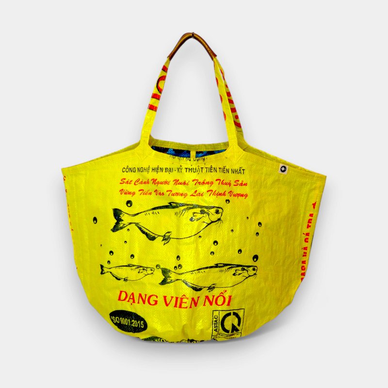 SOULMATE | Upcycelter Shopper in gelb