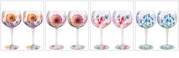 Flora Gin Glass Clocks, 650ml, 2-pack, giftbox
