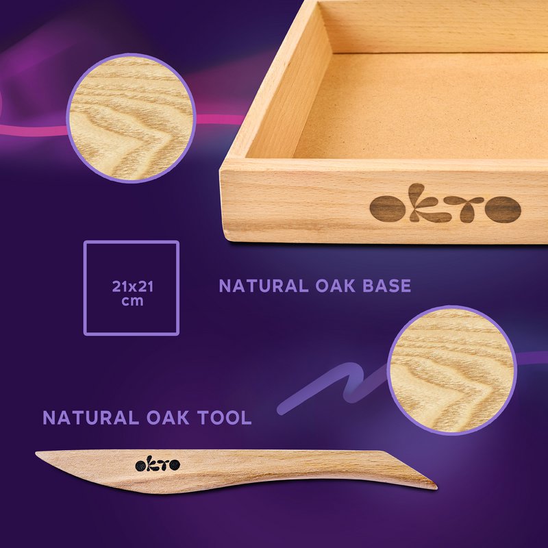 Okto Sensory Art Wood En Craft - Mood - Kalme Zee