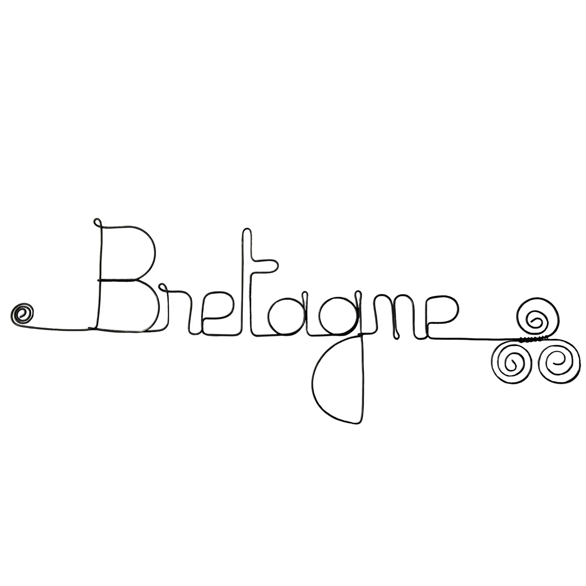 Decorazione da parete in filo metallico "Bretagna" - da appendere - Gioielli da parete - Mare/Oceano