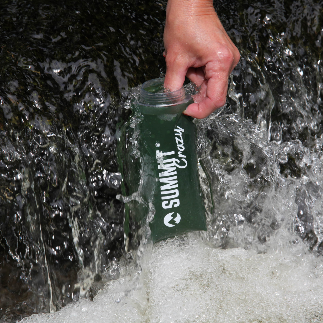 Wide Neck Soft Flask - Water bottle - Clear