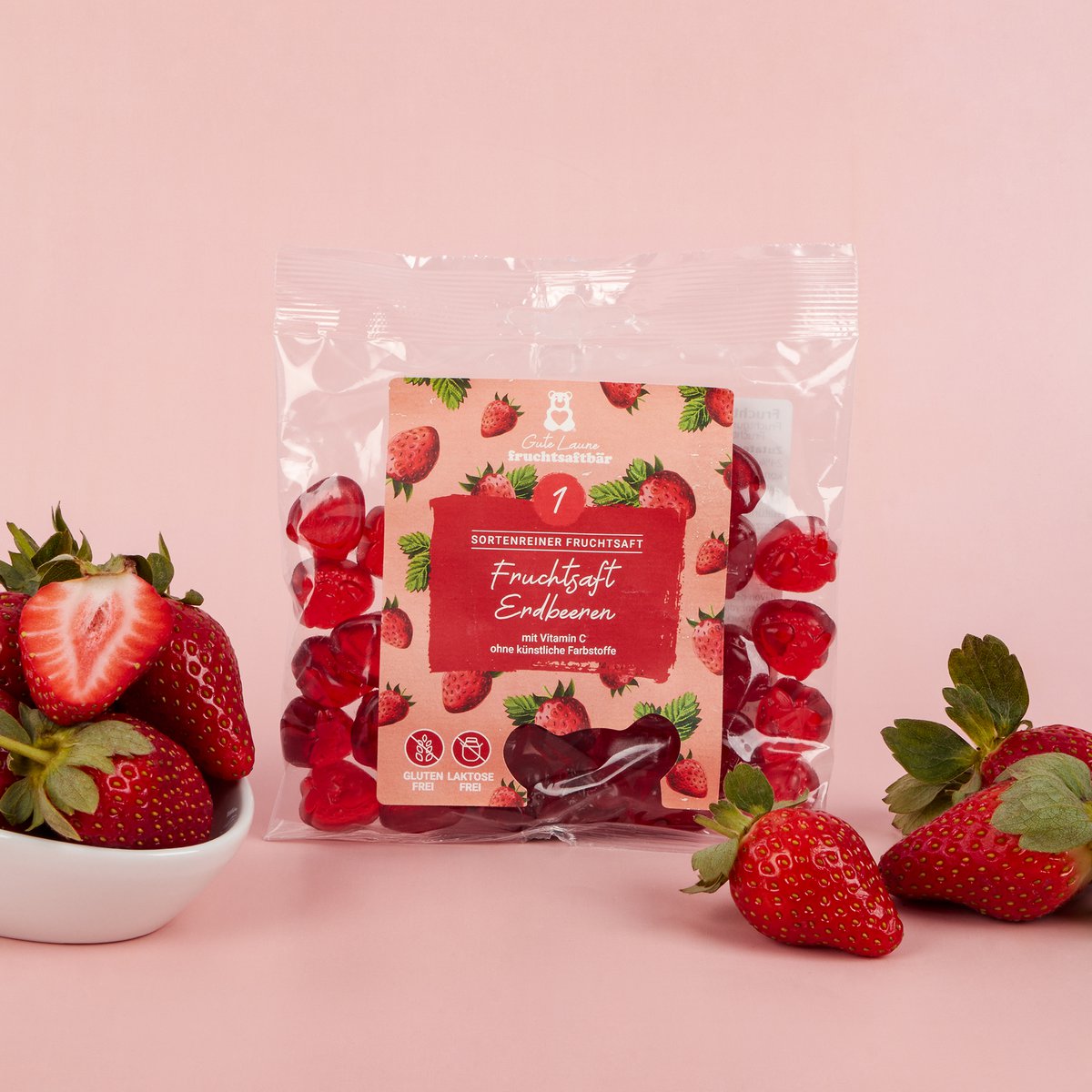 Fruit juice strawberries