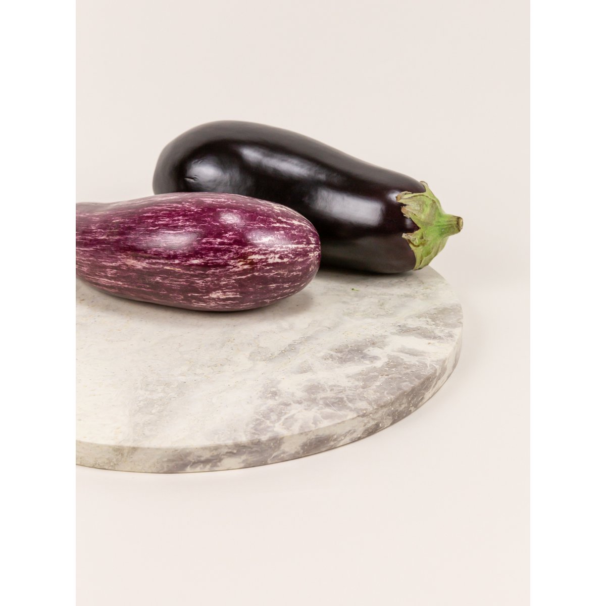Grand set de table rond en pierre ollaire 30cm x 30cm