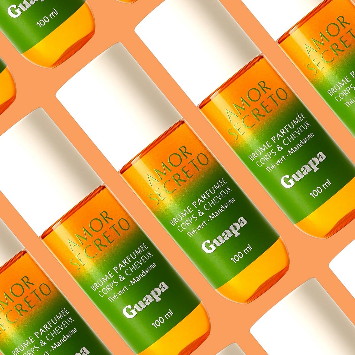 Perfumed body & hair mist - GUAPA - Green tea/mandarin