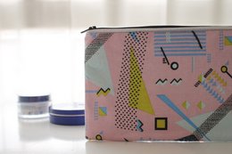 Parker pink Alna etui med lynlås