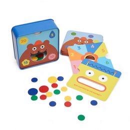 KIDOKI On The Go 3 in 1 Tiddlywinks Game