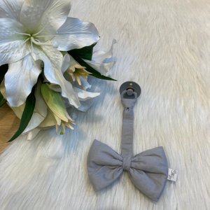 Speenstrikje Classic Love light gray