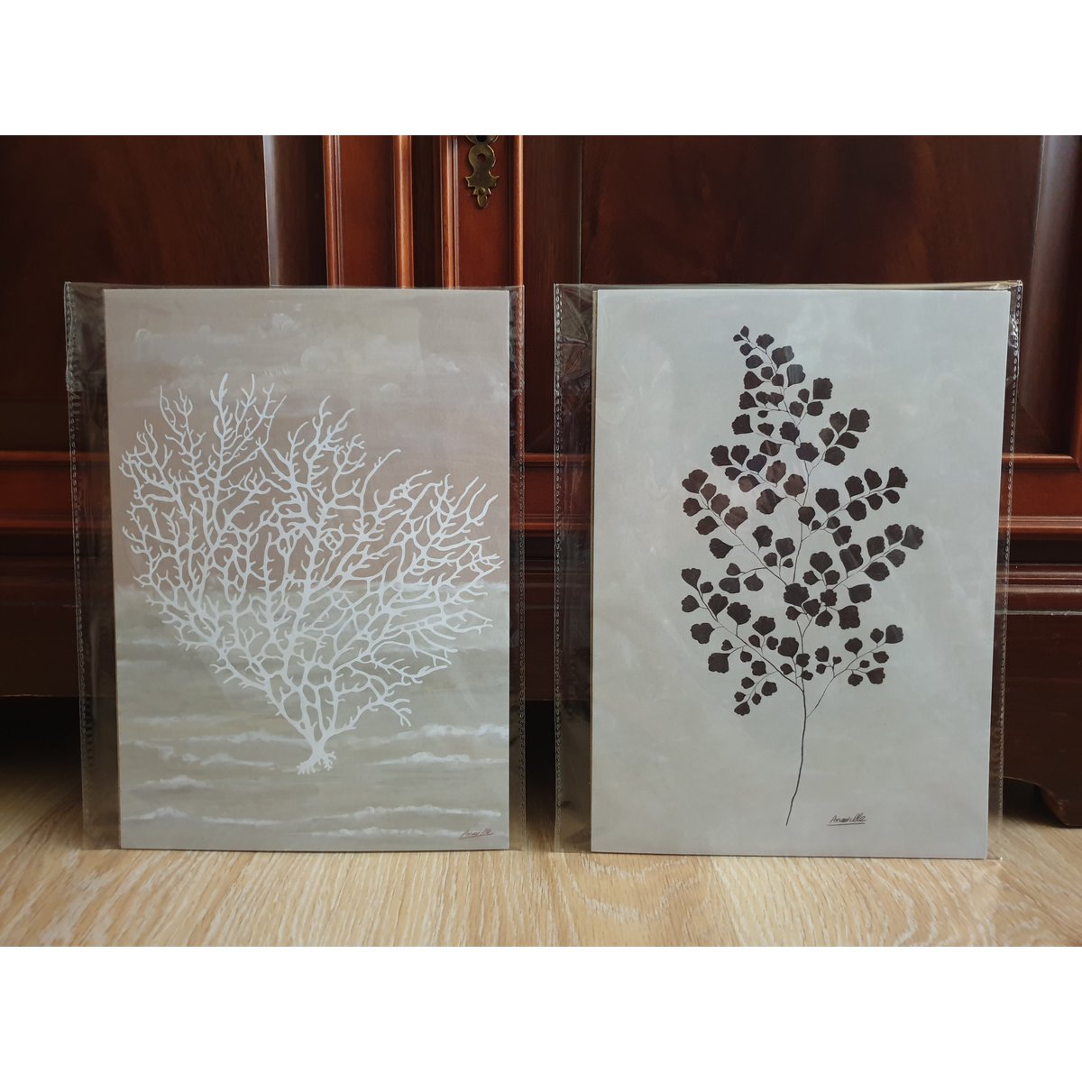 Poster Set A4 - Skandi & Japandi Bestseller - Nachhaltige Kunstdrucke auf Recyclingpapier in Zellophan