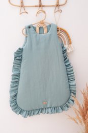 zomerlinnen babyslaapzak met ruches, babyslaapzak met ruches 1 TOG, 1,5 TOG, 2,5 TOG