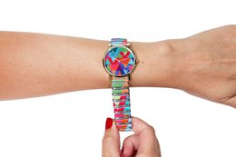 Raptor women's wristwatch with drawstring