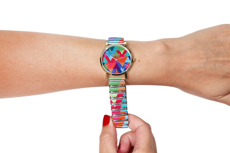 Raptor women's wristwatch with drawstring