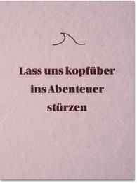 Kopfüber ins Abenteuer
