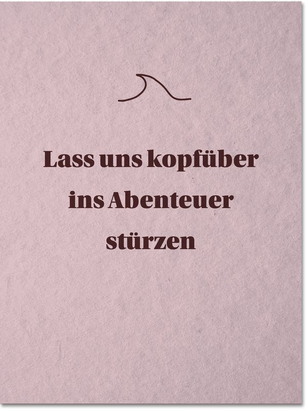 Kopfüber ins Abenteuer