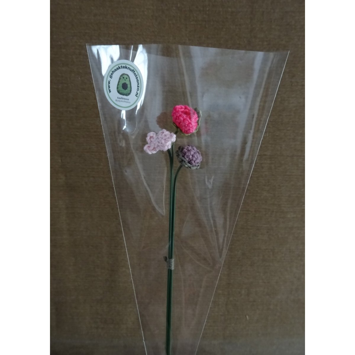 Mini boeket, 3 bloemen