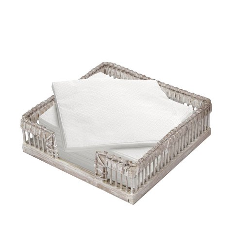 Bamboo Wicker Gästehandtuch Serviettenhalter, Handtuchpapierbehälter und Spender Dis