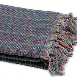 Deep Blue 200 cm x 240 cm 100% Cotton
