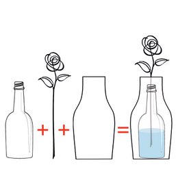 Vase à fleurs en coton Cenefas