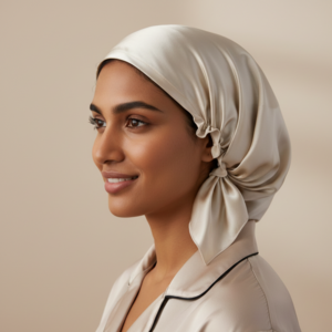 YOSMO 100% Mulberry Silk Sleep Hair Cloth – Size S – Protective Bonnet for Kids & Short Hair