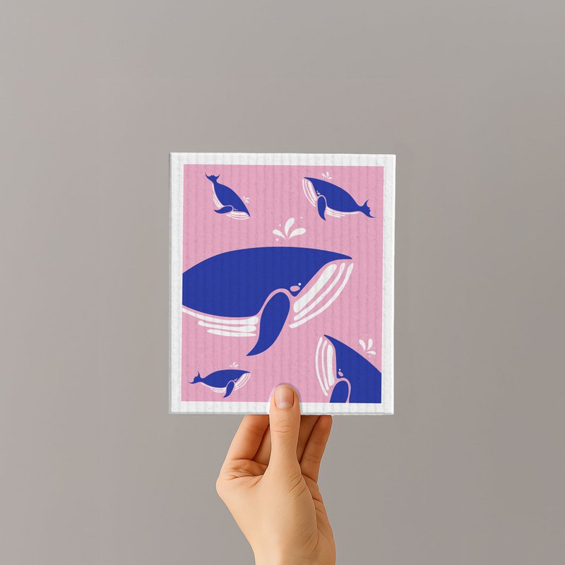 Schwammmtuch - Whale - nr. 11