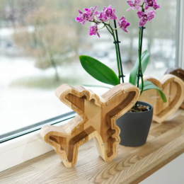 Wooden Piggy Bank Plane